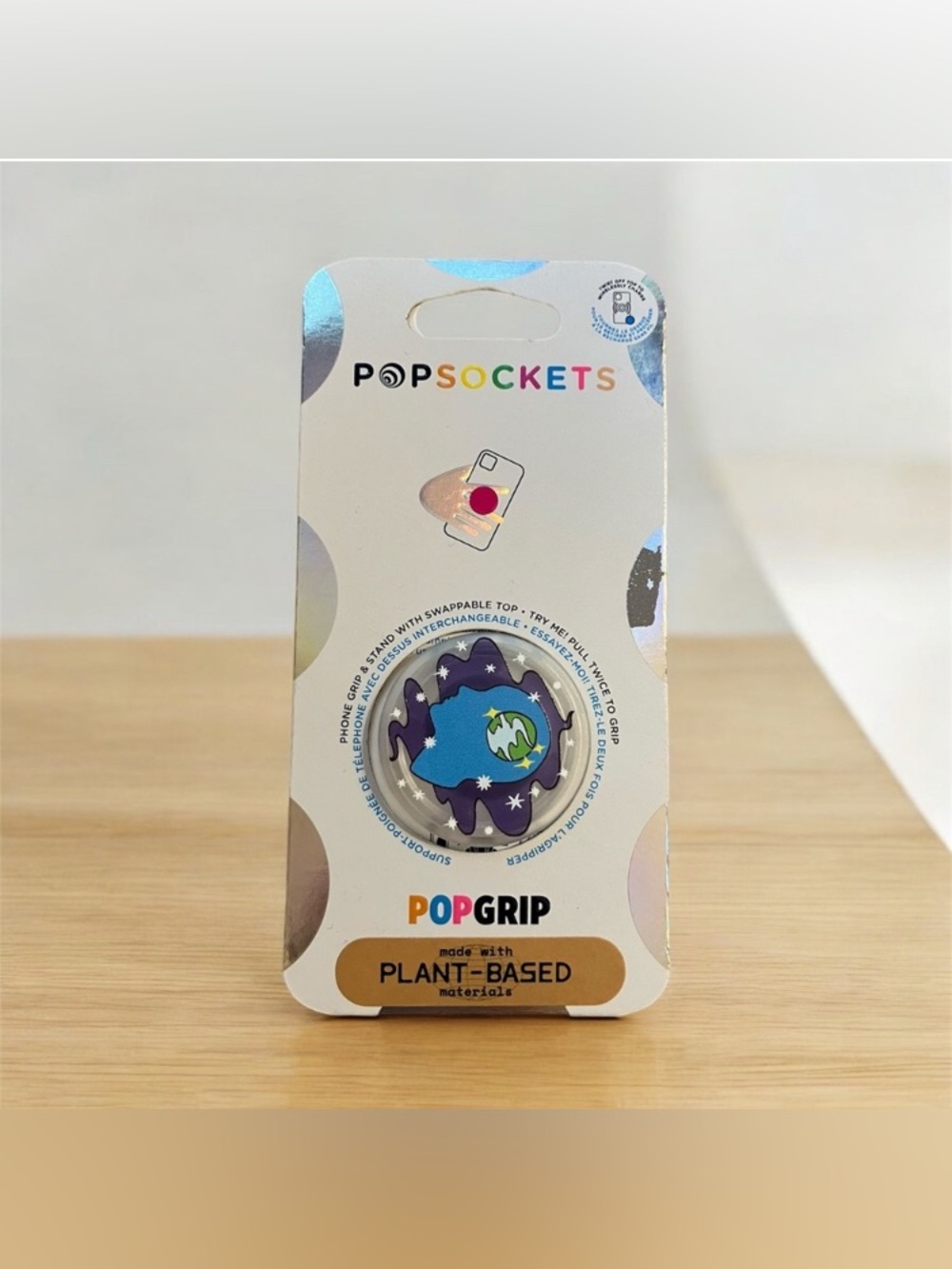 NEW Popsockets Popgrip Plant-Based Phone Grip Phone Stand Swappable Cosmic